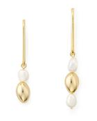 Jules Smith Mismatched Cultured Freshwater Pearl Drop Earrings