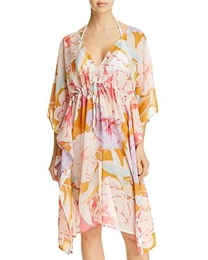 Echo Cambon Floral Dress Swim Cover-up