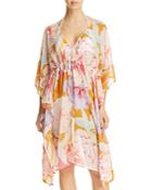 Echo Cambon Floral Dress Swim Cover-up