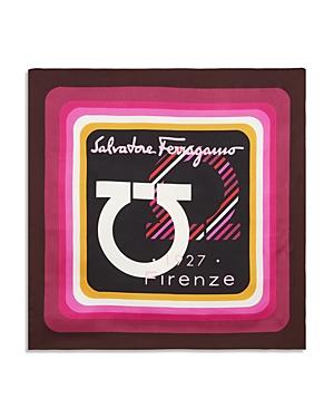 Salvatore Ferragamo Pop 70 Ciliegia Silk Scarf