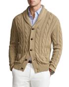 Polo Ralph Lauren Cable-knit Cotton-cashmere Cardigan
