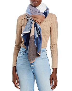 Aqua Wide Geometric Scarf - 100% Exclusive