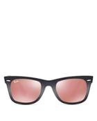 Ray-ban Unisex Classic Wayfarer Mirrored Sunglasses, 50mm