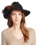 Echo Panama Hat With Asiatic Raccoon Fur Pom-pom