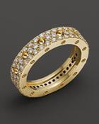 Roberto Coin 18k Yellow Gold Pois Moi Diamond Pave Ring