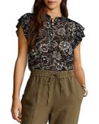 Polo Ralph Lauren Floral Crepe Top