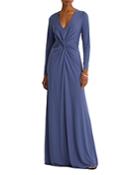 Lauren Ralph Lauren Twist Front Gown