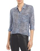Rails Josephine Animal Print Button Down Shirt
