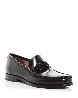 Salvatore Ferragamo Men's Roloshade Moc Toe Loafers