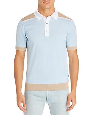Boss Tadini Cotton Color Blocked Regular Fit Polo Shirt