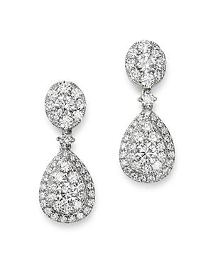 Bloomingdale's Diamond Drop Earrings In 14k White Gold, 1.65 Ct. T.w. - 100% Exclusive
