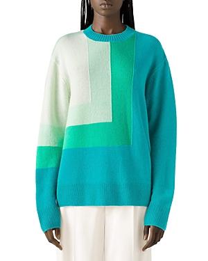 St. John Intarsia Cashmere Sweater