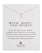 Dogeared Mind Body Spirit Necklace, 18