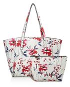 Ivanka Trump Alexey Floral Leather Tote