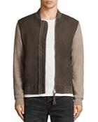 Allsaints Tally Suede Bomber Jacket