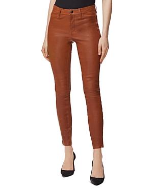 J Brand Mid-rise Skinny Leather Jeans