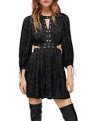 Maje Risoa Studded Cutout Dress