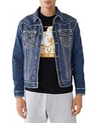 True Religion Jimmy Super T Western Style Denim Jacket