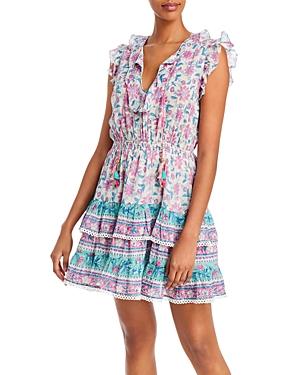 Bell Rebecca Floral Print Ruffled Dress