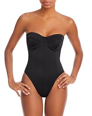 Norma Kamali Corset Mio One Piece Swimsuit