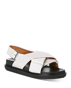 Marni Women's Fussbett Glitter Crossover Sandals