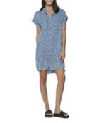 Billy T Floral Denim Shirt Dress