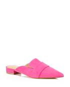 Tory Burch Women's Rosalind Pointed Toe Suede Mules