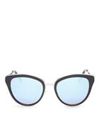 Quay Every Little Thing Mirrored Cat Eye Sunglasses, 54mm