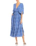 Lemlem Halima Plunge Neck Dress Swim Cover-up