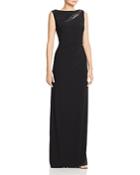 Adrianna Papell Embellished Jersey Gown
