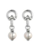 Uno De 50 Synthetic Pearl Drop Earrings
