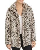 La Vie Rebecca Taylor Lynx Faux Fur Coat
