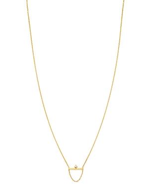 Zoe Chicco 14k Yellow Gold Diamond Bar Chain Necklace, 18
