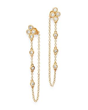 Bloomingdale's Bezel Set Diamond Chain Drop Earrings In 14k Yellow Gold, 0.50 Ct. T.w. - 100% Exclusive
