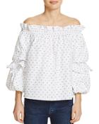 Do And Be Tiered Sleeve Off-the-shoulder Top
