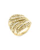Bloomingdale's Baguette & Round Diamond Statement Ring In 14k Yellow Gold, 1.20 Ct. T.w. - 100% Exclusive