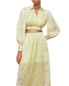 Allsaints Clara Noche Crop Top