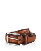 Cole Haan Stitched Edge Belt With Brogue Detail