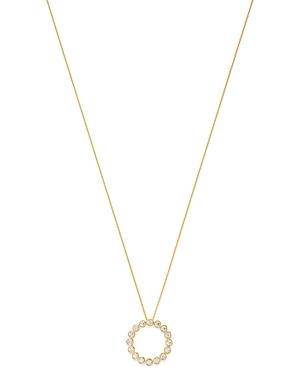 Bloomingdale's Bezel-set Diamond Circle Pendant Necklace In 14k Yellow Gold, 1.0 Ct. T.w. - 100% Exclusive
