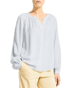 Theory Romantic Silk Blouse