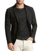 John Varvatos Collection Textured Slim Fit Jacket