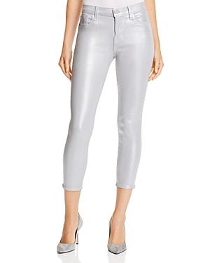 J Brand 835 Cropped Skinny Jeans In Iridescent Silverspoon