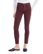 Free People Corduroy Skinny Jeans In Mauve