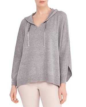 Peserico V Neck Hooded Sweater