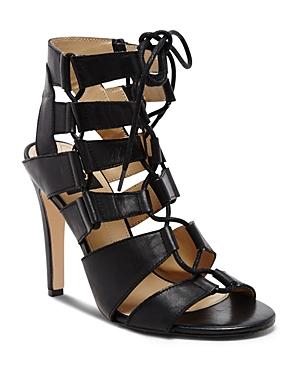 Dv Dolce Vita Open Toe Ghillie Lace Up Sandals - Tyler High Heel