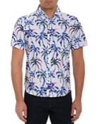 Robert Graham 7 Palms Printed Classic Fit Button Down Shirt