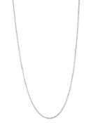 Bloomingdale's Solid Glitter Link Chain Necklace In 14k White Gold - 100% Exclusive