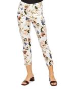 7 For All Mankind Cropped Skinny Jeans In Dream Floral