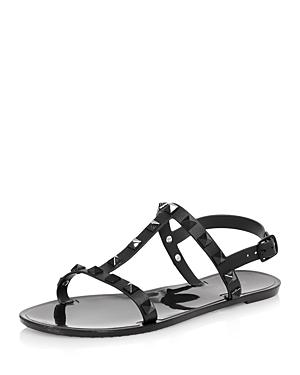 Aqua Women's T-strap Embellished Jelly Sandals, 100% Exclusive