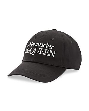 Alexander Mcqueen Stacked Logo Baseball Cap